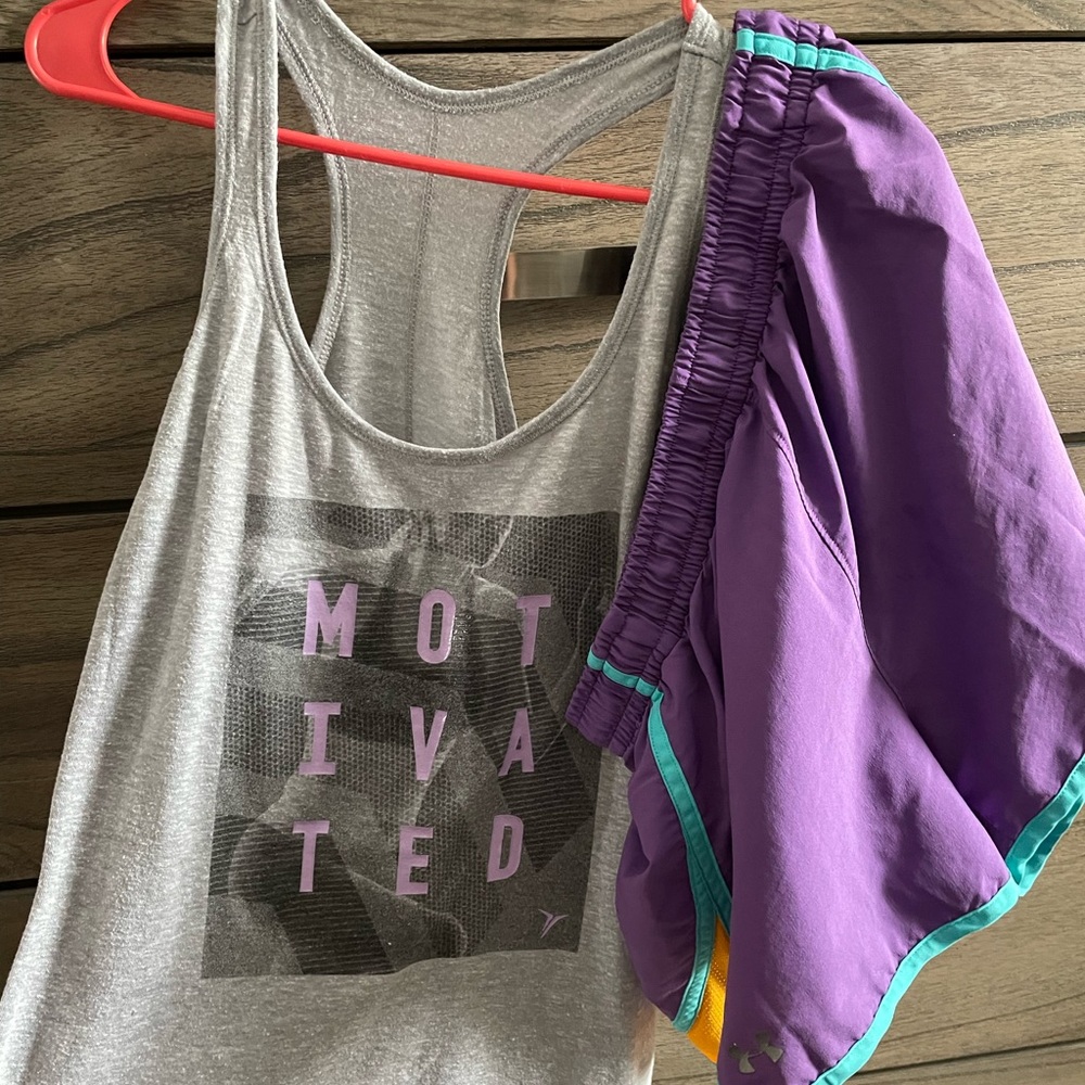 Small workout outfit
